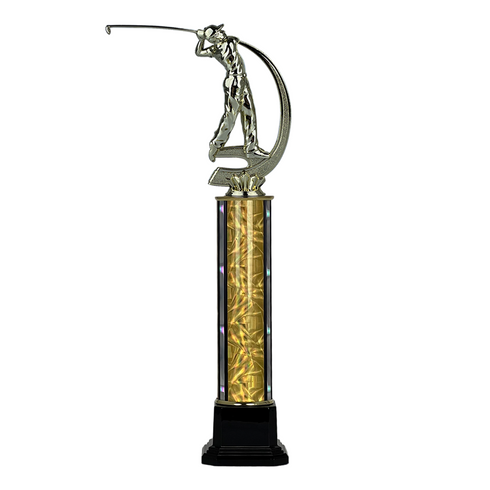 Trofeo de Tubo con Figura Serie 41 de Golf